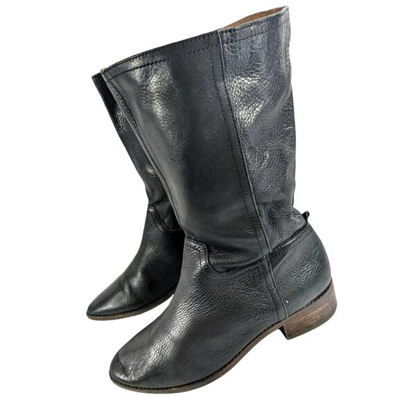 LUCKY BRAND! "LAERYS" BLACK GENUINE LEATHER WESTERN POINTY TOE BOOTS! SZ 8.5M - Picture 13 of 13